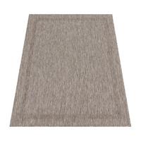 OUTDOORTEPPICH, mit Bordüre, aus Polypropylen, Natur, 80 x 150 cm - Beige, Textil (150/80cm) - KADIMA DESIGN