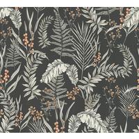 VLIESTAPETE Schwarz 53/1005 cm - Weiß, Textil (53/1cm) - KUNSTLOFT