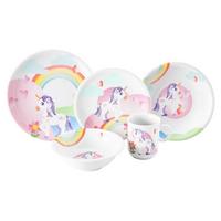 KINDERGESCHIRR SET Compact Mein kleines Einhorn bunt 5-tlg. - Multicolor, Keramik (2/2/2cm) - Seltmann Weiden