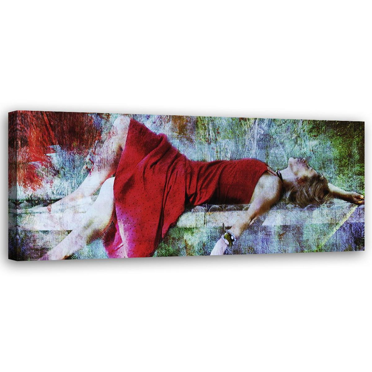 KUNSTDRUCK Bunt 120/40 cm - Multicolor, Textil (120/40cm) - KUNSTLOFT