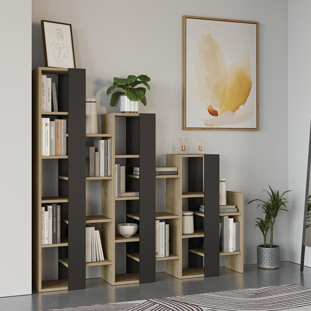 REGAL Trenner Anissa - H151 cm - Eiche Bianco, Holzwerkstoff (29/151/31.1cm) - Calicosy