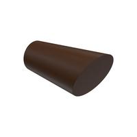 ENDSTÜCKE FÜR GARDINENSTANGEN 20 mm Ø, Bero Nussbaum, Packung 2 Stück - Nussbaumfarben, Holz (6.8/4/4cm) - INTERDECO