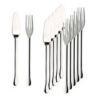 FISCHBESTECK Victor silber 12-tlg. - Silberfarben, Metall - Villeroy & Boch