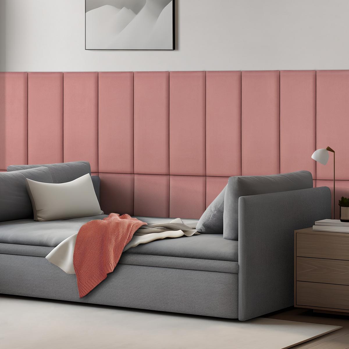 KOPFPOLSTER-SET 2 TLG. Carpino - Rosa, Textil (3/30/90cm) - [neu.haus]