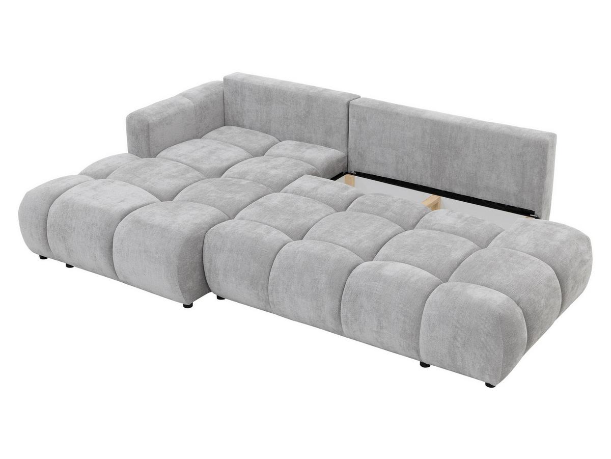 ECKSOFA Soffi, Seite: Links - Hellbraun/Schwarz, Holz/Kunststoff (283/166cm) - MIRJAN24