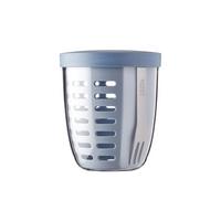FRUITPOT Ellipse Nordic Blue 600 ml - Hellblau, Kunststoff (10.7/12.7/10.7cm) - Mepal