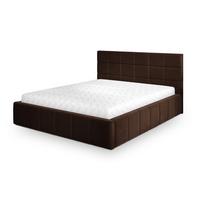 POLSTERBETT VERTO K 120x200 cm mit Bettkästen - Braun - Braun, Holz/Textil - MASSENO