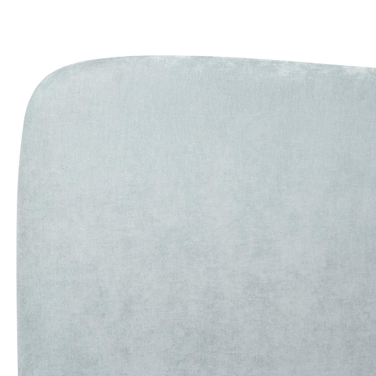 BETT mit Stauraum 180x200 cm Blau Blagnac - Hellblau, Textil (180/200cm) - Beliani