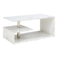 COUCHTISCH Haarlem 50/90/41 - Weiß, Holzwerkstoff (90/50/41cm) - [en.casa]