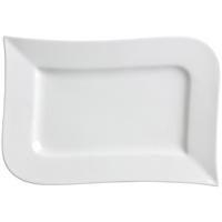 SERVIERPLATTE Melodie weiß 36 x 23 cm - Weiß, Keramik (23/3/36cm) - Ritzenhoff Breker