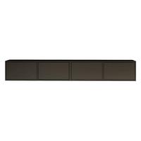TV-LOWBOARD Framme hängend Schwarz 200/30/30 cm - Schwarz, Holzwerkstoff (201.2/30/30cm) - Selsey
