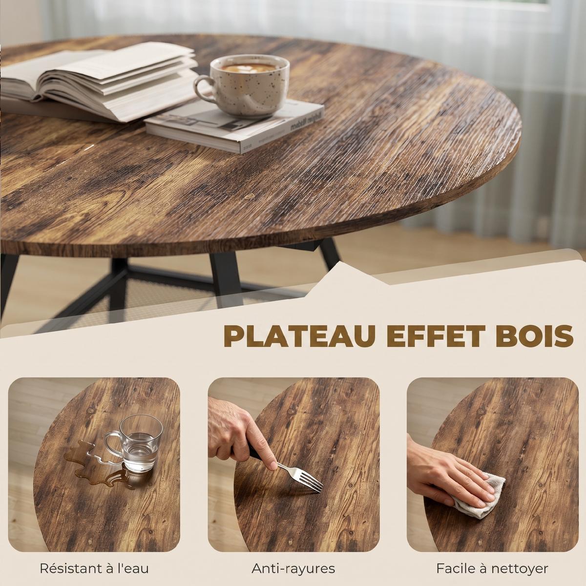 ESSTISCH Pyrel 100/100/76 cm - Braun, Holz (100/100/76cm) - ZMH