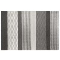 KURZFLOR-TEPPICH Akkaya 230/160 cm - Grau, Textil (160/230cm) - Beliani