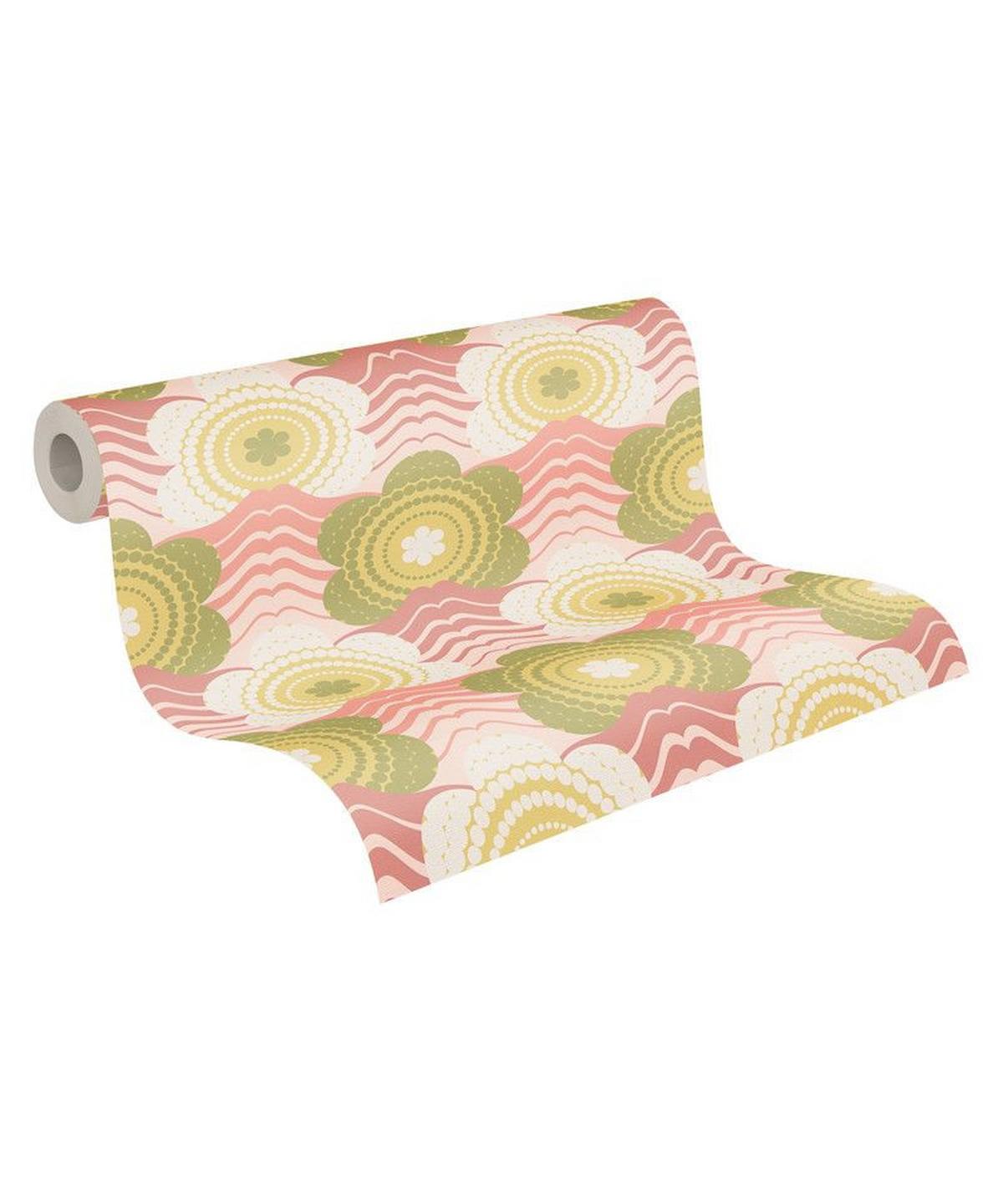VLIESTAPETE Rosa 53/850 cm - Pink, Textil (53/1cm) - KUNSTLOFT