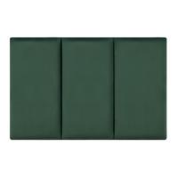 KOPFPOLSTER-SET 3 TLG. Carpino - Dunkelgrün, Textil (3/30/60cm) - [neu.haus]