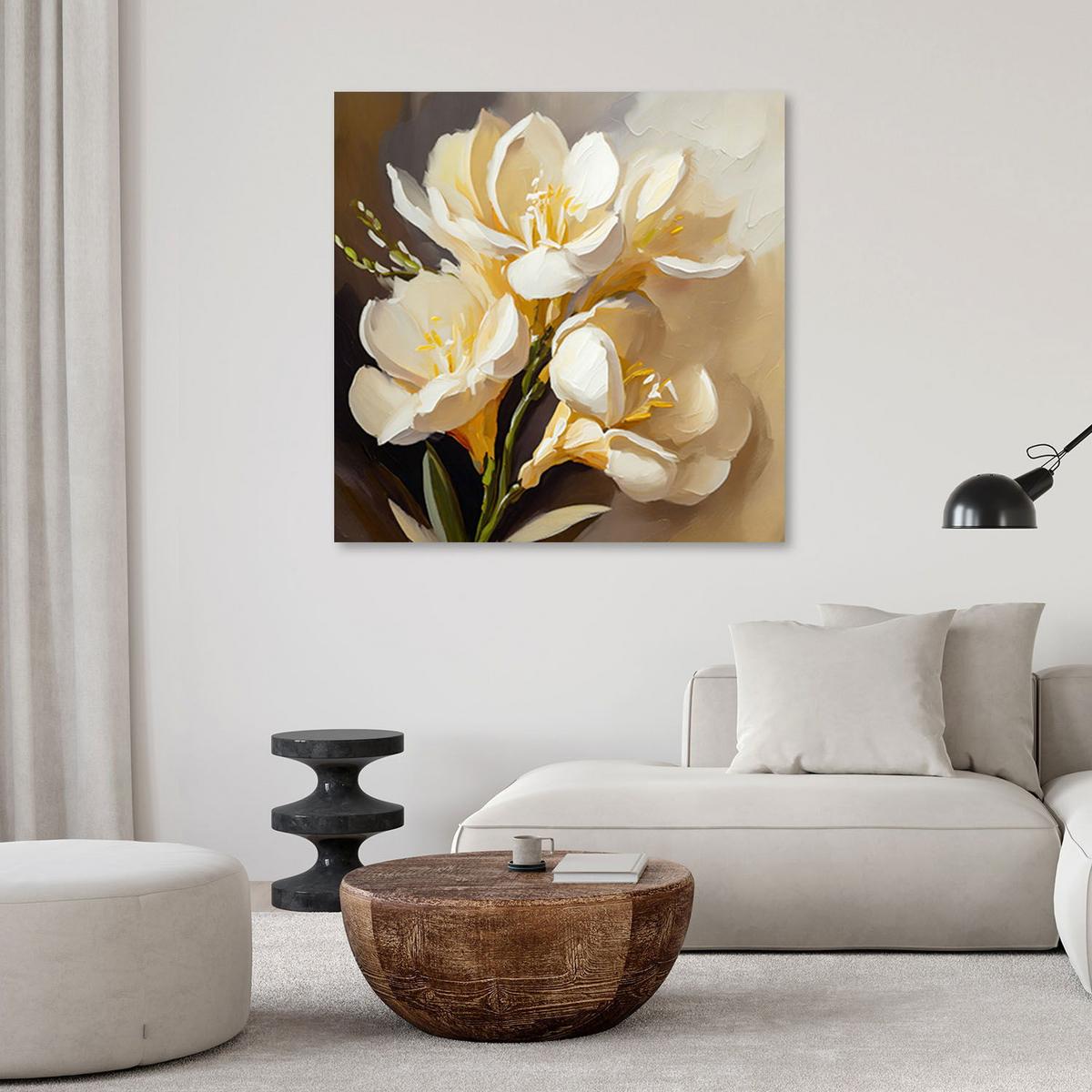 KUNSTDRUCK Gold 60/60 cm - Goldfarben, Textil (60/60cm) - KUNSTLOFT