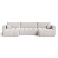 ECKSOFA U Neva Grau - Grau, Holz/Textil (370/170cm) - Graingold