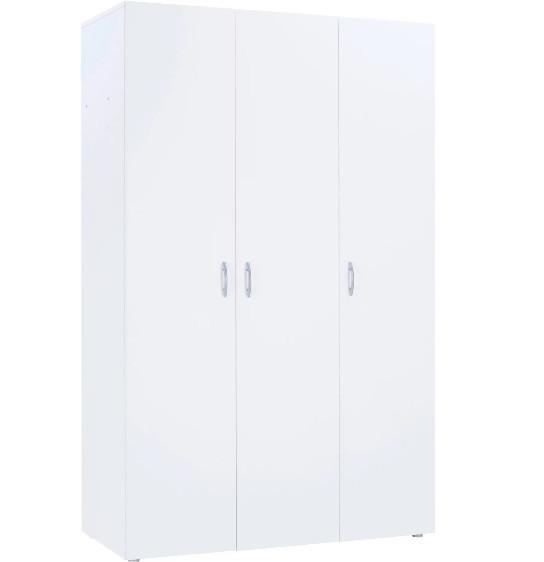 Kleiderschrank Basic in Weiß