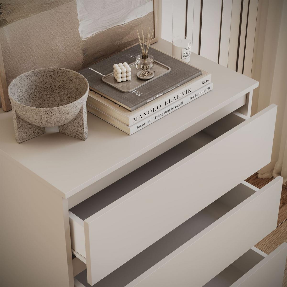 HIGHBOARD HANA M4 70 Kaschmir - Kaschmir, Holzwerkstoff (70/97/40cm) - Lookway