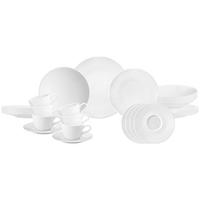 KOMBISERVICE Life Fashion Luxury White 30-tlg. - Weiß, Keramik (2/2/2cm) - Seltmann Weiden