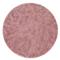 HOCHFLORTEPPICH, einfarbig, aus Polyester, Fuchsia, Ø 160 cm - Rosa, Textil (160/160cm) - KADIMA DESIGN