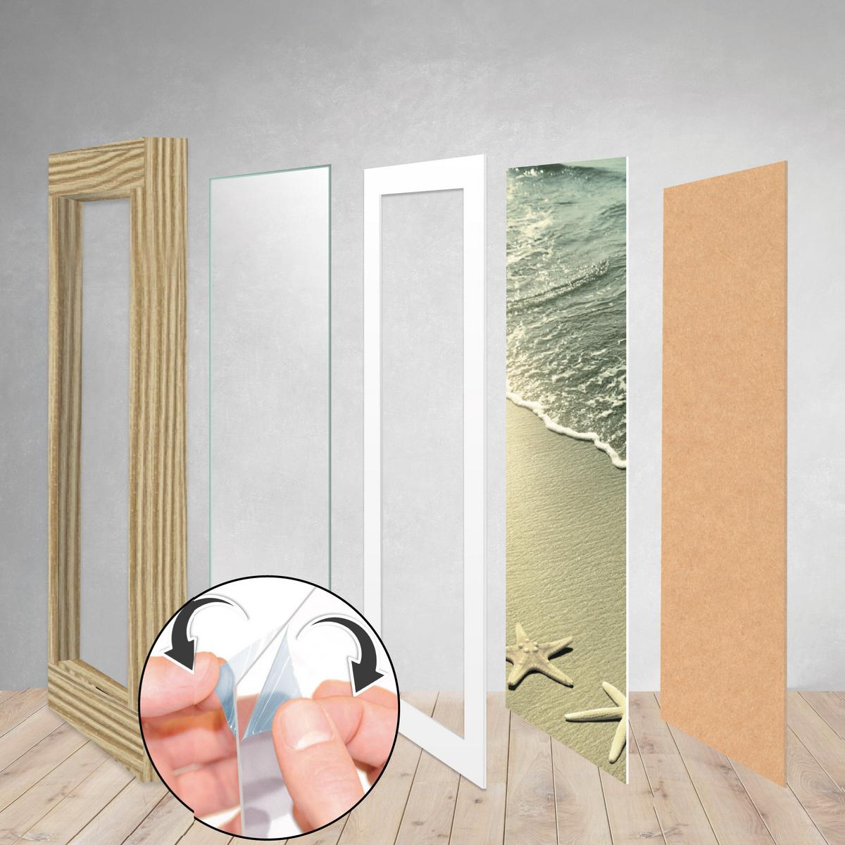 BILDERRAHMEN Ocean MDF Eiche (12tlg) - Eichefarben, Holzwerkstoff (24/21cm) - BoMoe
