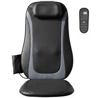 RÜCKENMASSAGER Leder Schwarz - Schwarz, Leder (45/10/105cm) - HOMCOM