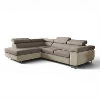 ECKSOFA Jade Mit Schlaffunktion - Creme, Holzwerkstoff/Textil (202/275cm) - Fun Möbel