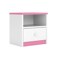 KINDER-NACHTTISCH Babydreams Hellrosa 39/40/30 - Hellrosa, Holzwerkstoff/Kunststoff (39/40/30cm) - RAUMHIRSCH FURNITURE