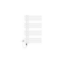 BADHEIZKÖRPER elektrisch Iron EM 600x1000 mm Weiß mit Heizstab 300W Digital - Weiß, Metall (60/100/4cm) - LuxeBath