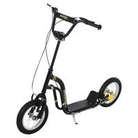 KINDERROLLER ab 5 Jahre Scooter Kinderscooter Tretroller Cityroller Schwarz - Schwarz, Metall (120/58/95cm) - HOMCOM