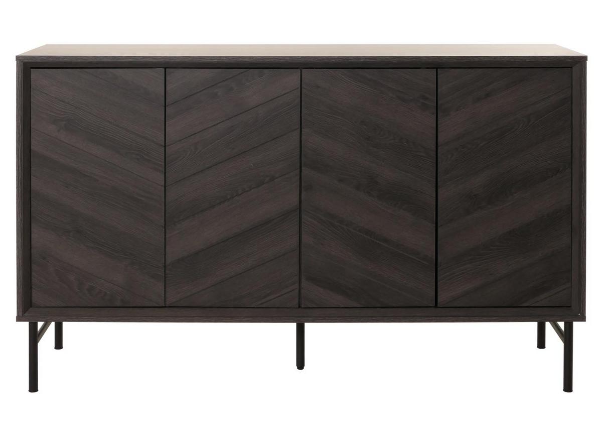 SIDEBOARD Grau - Grau, Holz (151/94/40cm) - MCW