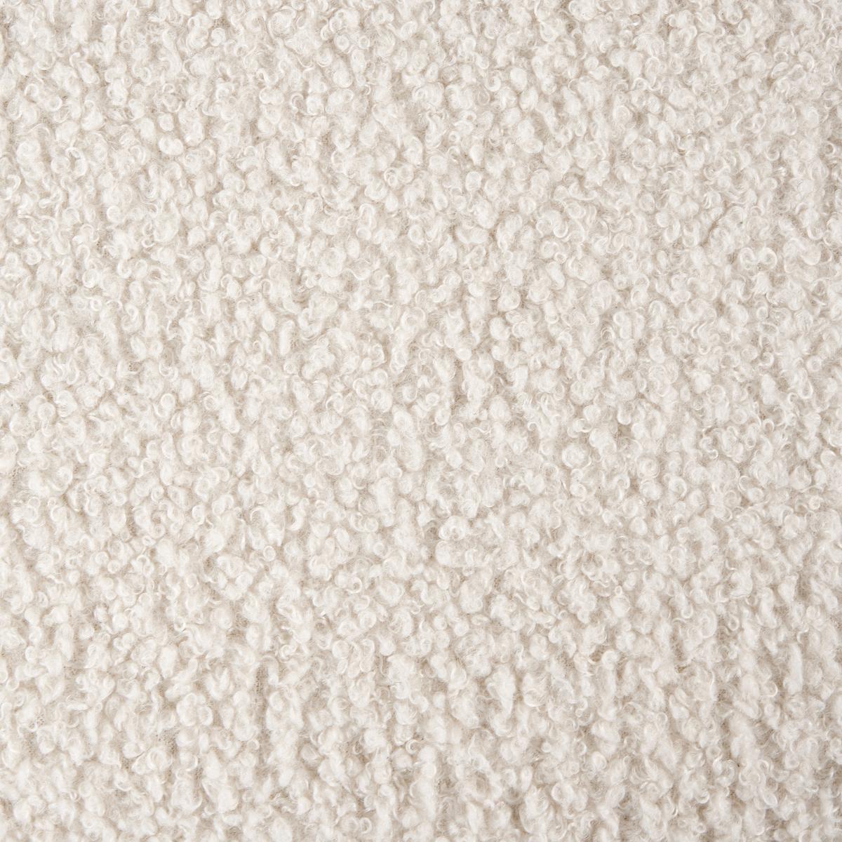 OTTOMANE Bouclé Cremeweiß Salla - Creme, Textil (96/43/78cm) - Beliani