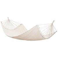 XXL-HÄNGEMATTE für 2 Personen bis 150kg, 400/160 cm, beige - Beige, Textil (160/2.5/260cm) - Amanka