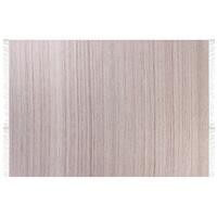 TEPPICH geflochten Malhia 230/160 cm - Rot, Kunststoff (160/230cm) - Beliani