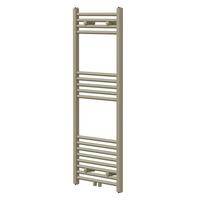 HANDTUCHHEIZKÖRPER 500 x 1200 mm Beige Badheizkörper gerade mit Mittelanschluss - Beige, Metall (50/120/3cm) - LuxeBath