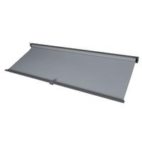 SEITENWAND FÜR PERGOLA Anthrazit - Anthrazit, Textil (283/206/1cm) - MCW