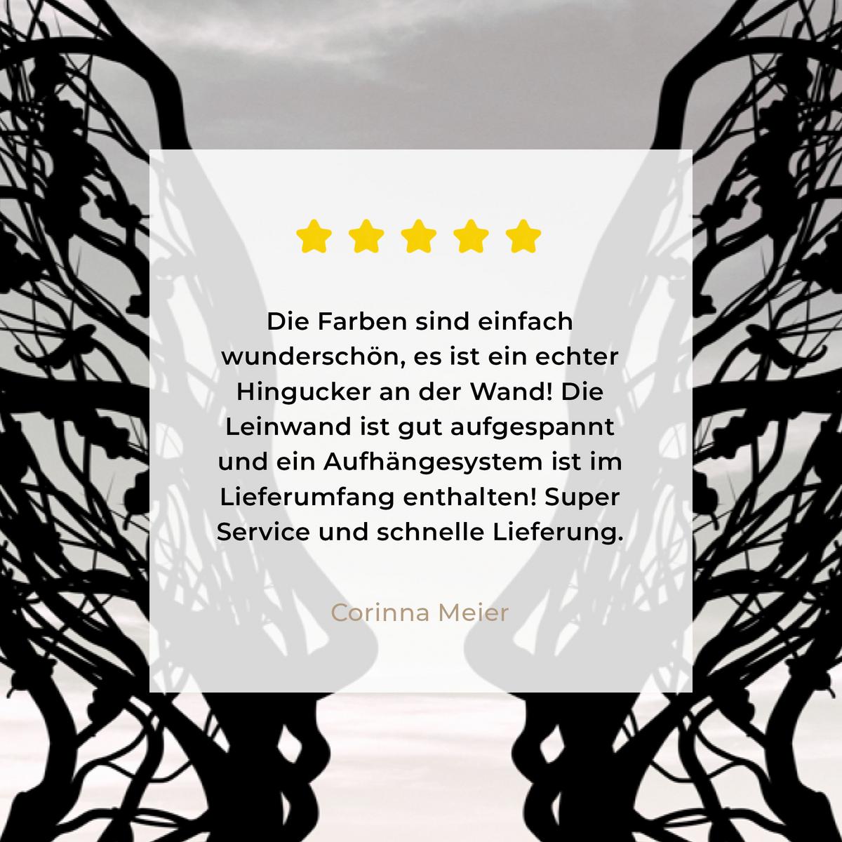 LEINWANDBILD Strand - Meer - Menschen - Baum - Moderne Kunst XXL 150x100 cm - Hellgrau, Textil (150/100cm) - MuchoWow