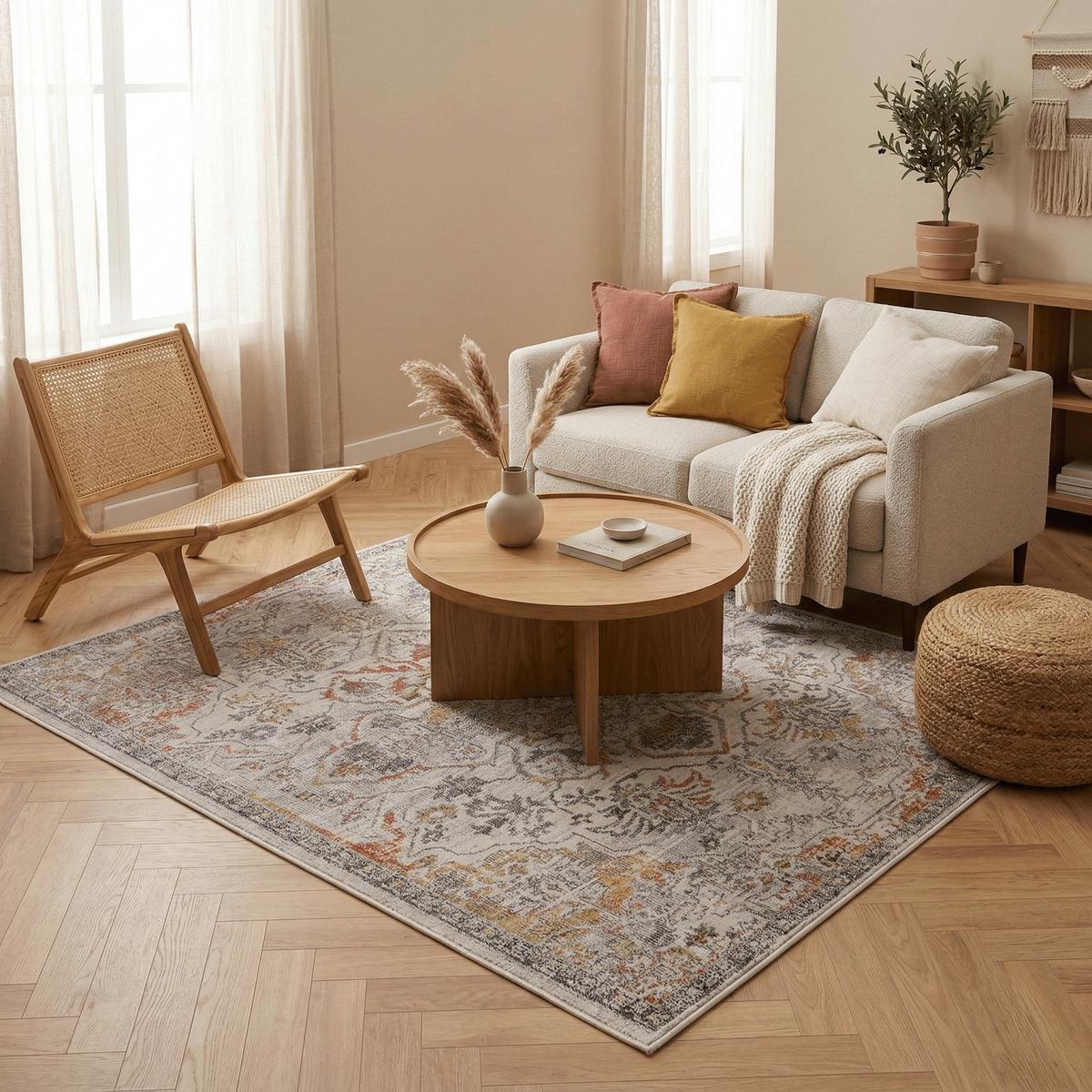 INDOOR OUTDOOR TEPPICH LAGOS VINTAGE - Terracotta, Textil (160/230cm) - Pergamon