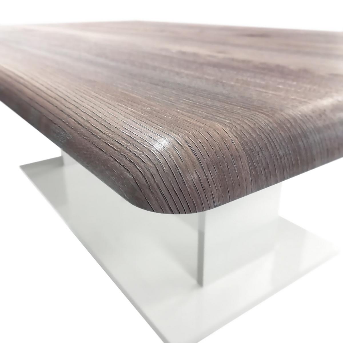 COUCHTISCH Mono Tischplatte in Brombeer Hochglanz - Brombeere, Holzwerkstoff (70/120/40cm) - Vladon