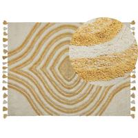 KURZFLOR-TEPPICH Bingol 230/160 cm - Beige, Textil (160/230cm) - Beliani