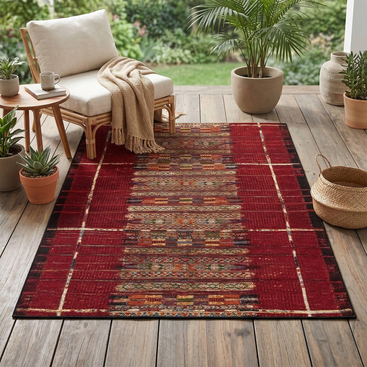 OUTDOORTEPPICH Aurora 300x400 cm - Rot, Textil (300/400cm) - Gino Falcone