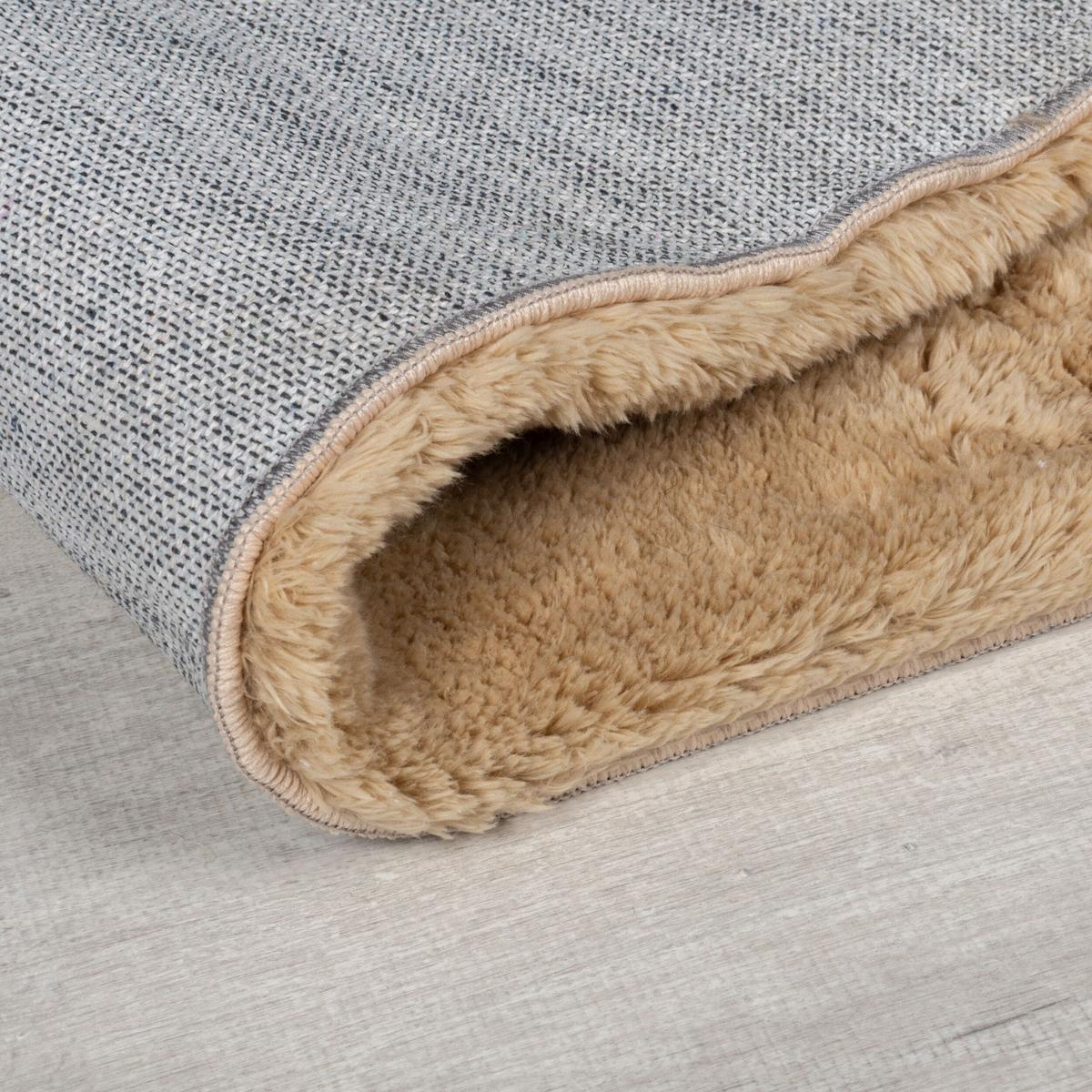 TEPPICH Waschbar LUNE, einfarbig, Mokka, 160 x 230 cm - Braun, Textil (160/230cm) - KADIMA DESIGN