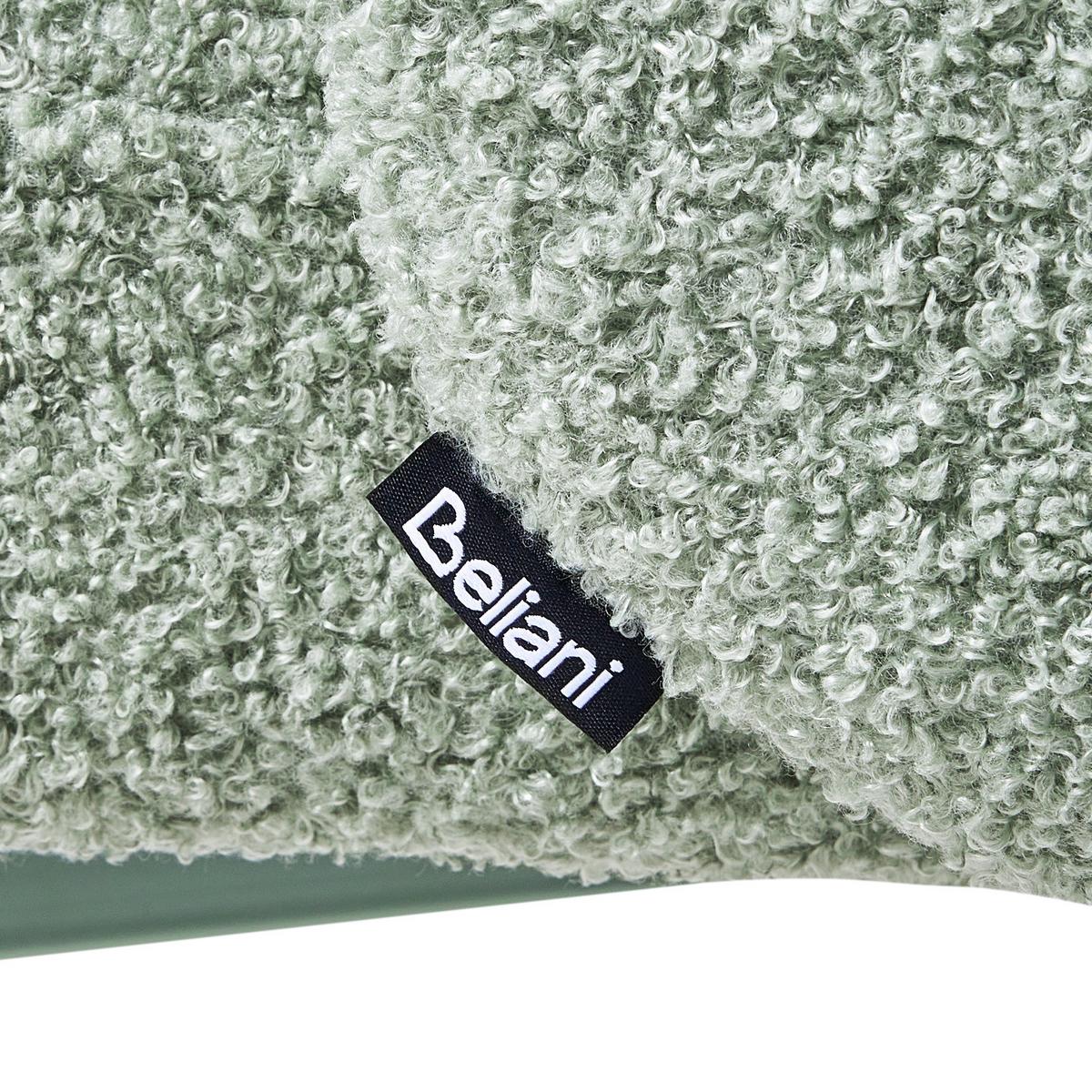 ESSZIMMERSTUHL Bouclé Hellgrün Magee - Hellgrün, Textil (55/86/58cm) - Beliani