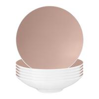 PASTA- / SUPPENTELLER Life Fashion Posh Rose ø 23,3 cm 6er Set - Rosa, Keramik (23.3cm) - Seltmann Weiden