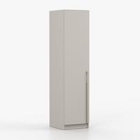 DREHTÜRENSCHRANK ROSA 1D 50/210/55, 1-türig, Kaschmir - Kaschmir/Goldfarben, Holzwerkstoff (50/210/55cm) - imoebel24