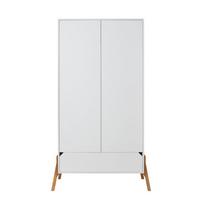 SCHRANK 2 Türen Weiß - Weiß, Holzwerkstoff (117/199/50cm) - Petits-meubles