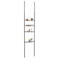 DUSCHREGAL PAULA schwarz - Schwarz, Metall (59/250/16cm) - IDIMEX