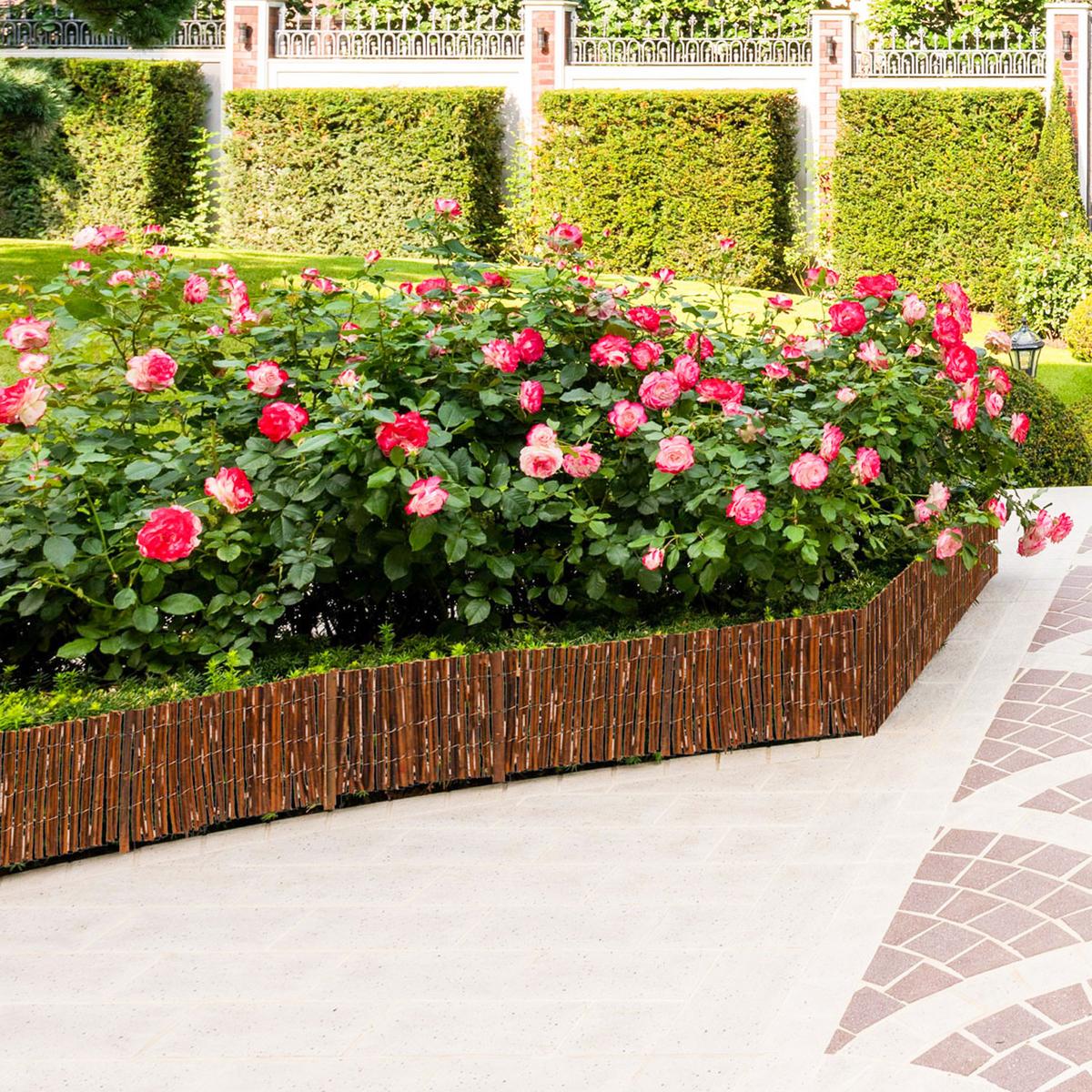BEETEINFASSUNG Weide - 300x20 cm - Braun - Braun, Naturmaterialen (0.9/20cm) - urfence