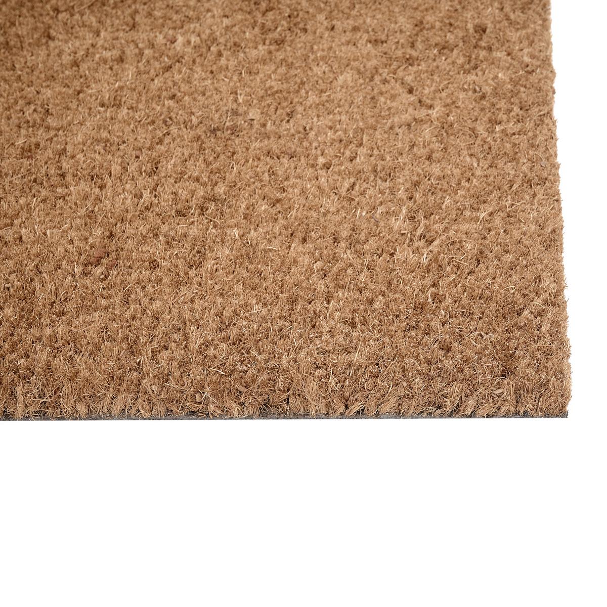 FUSSMATTE Naturfarben 40/60 cm Kokosfasern Togiak - Naturfarben, Textil (40/60cm) - Beliani
